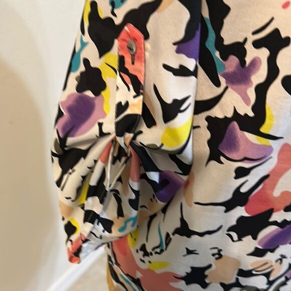 Yumi Kim Floral Multicolor Tiered Women's Top Size Medium - Picture 12 of 14